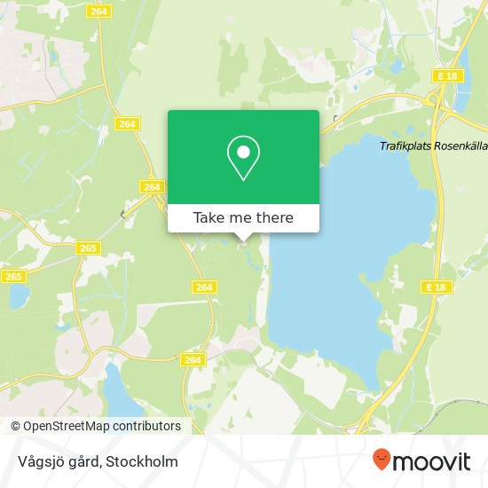 Vågsjö gård map