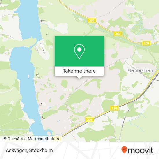 Askvägen map