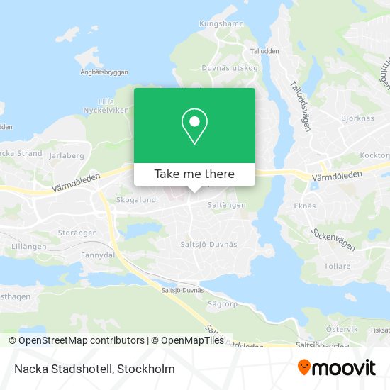 Nacka Stadshotell map