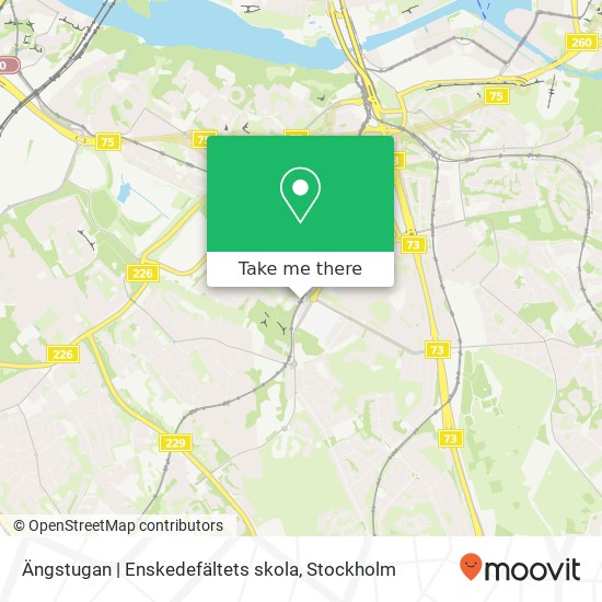 Ängstugan | Enskedefältets skola map