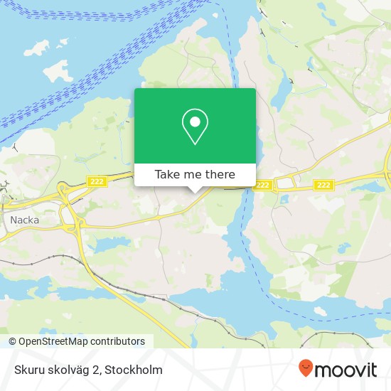 Skuru skolväg 2 map