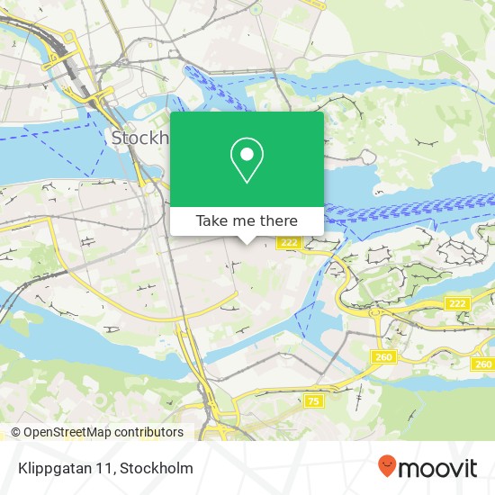 Klippgatan 11 map