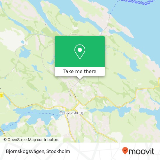 Björnskogsvägen map