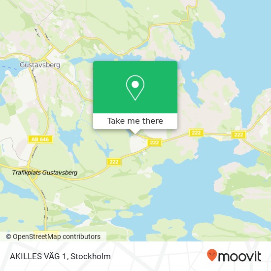 AKILLES VÄG 1 map