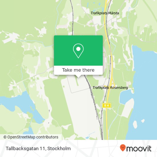 Tallbacksgatan 11 map