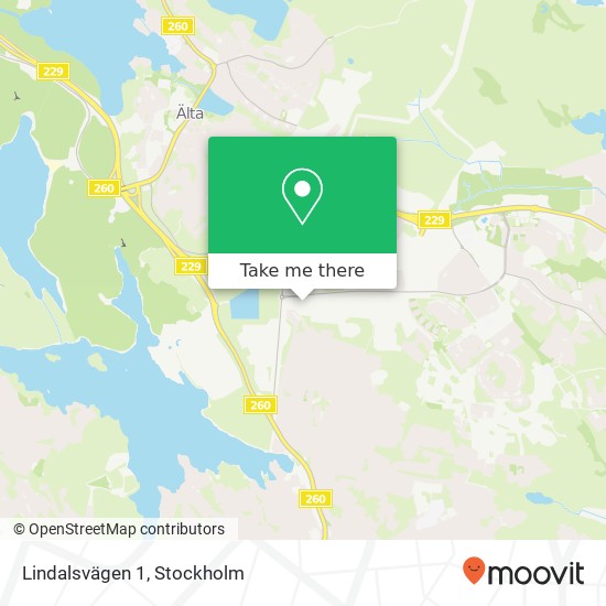 Lindalsvägen 1 map