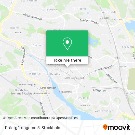 Prästgårdsgatan 5 map