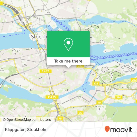 Klippgatan map