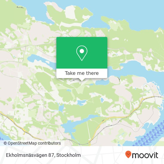 Ekholmsnäsvägen 87 map