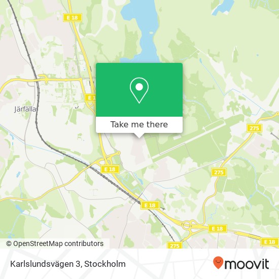 Karlslundsvägen 3 map