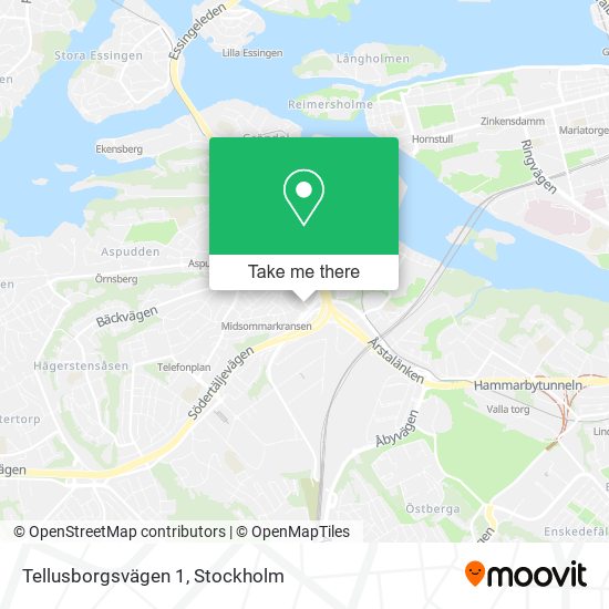 Tellusborgsvägen 1 map