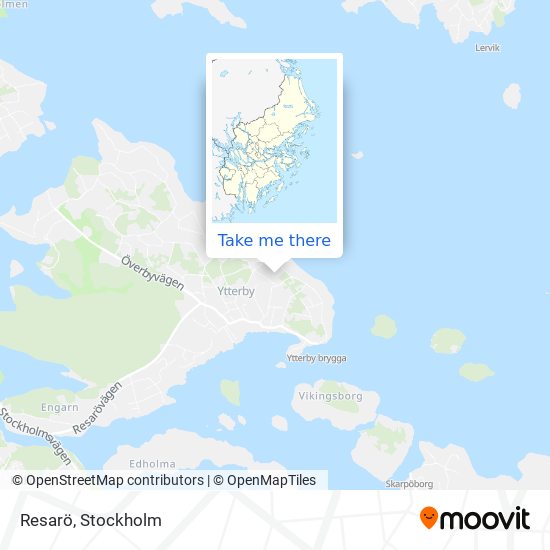 Resarö map