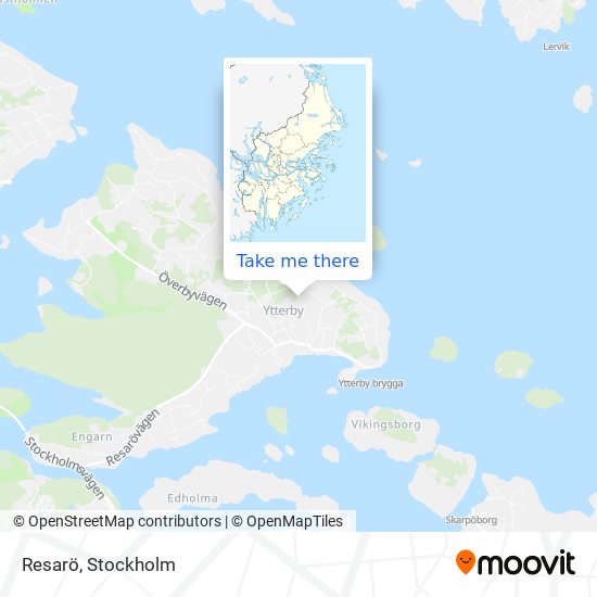 Resarö map