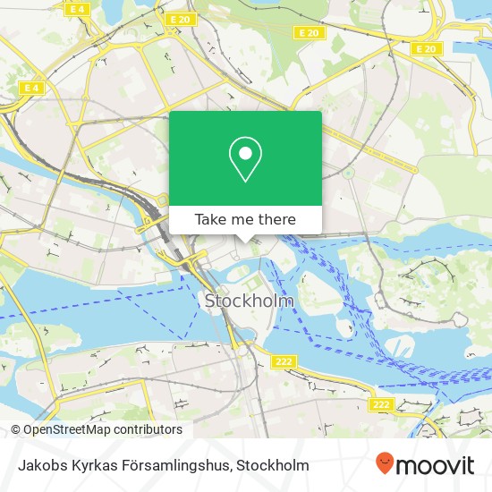 Jakobs Kyrkas Församlingshus map