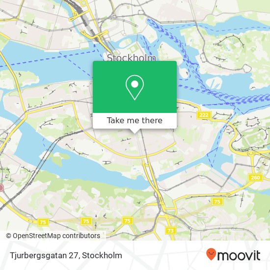 Tjurbergsgatan 27 map