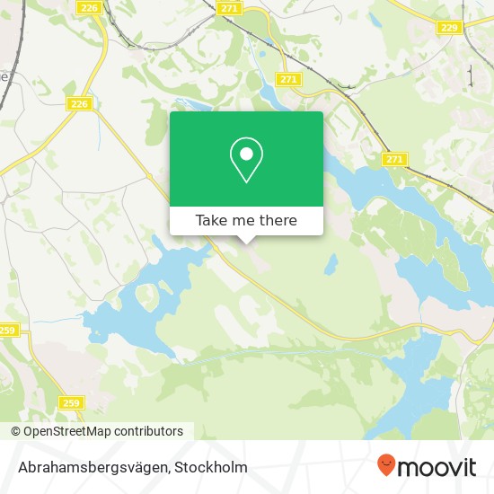 Abrahamsbergsvägen map