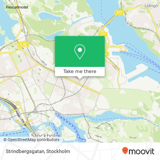 Strindbergsgatan map