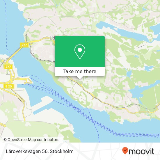 Läroverksvägen 56 map