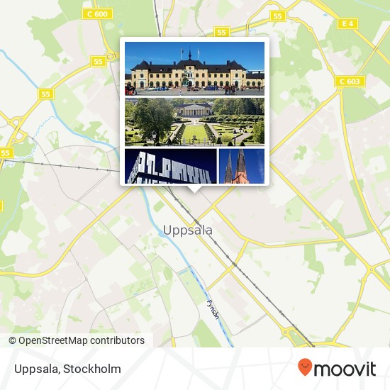 Uppsala map