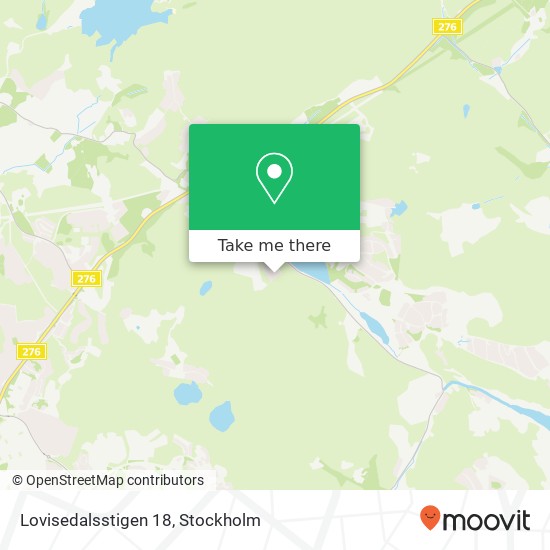 Lovisedalsstigen 18 map