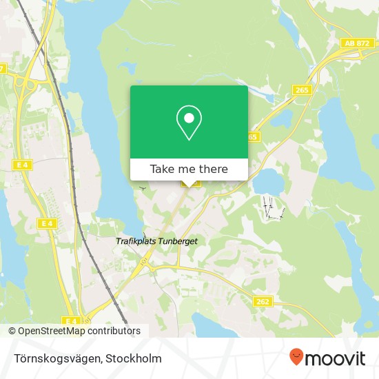 Törnskogsvägen map