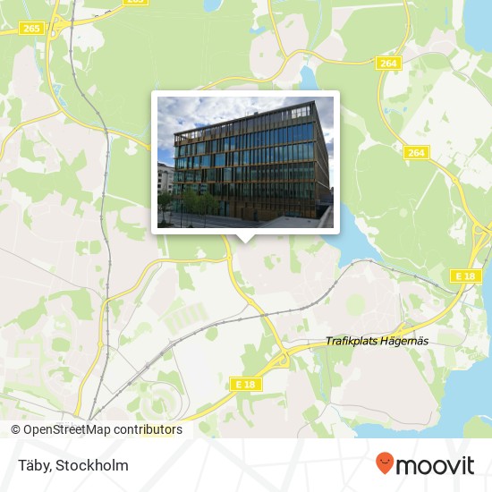 Täby map