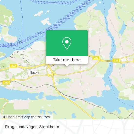 Skogalundsvägen map