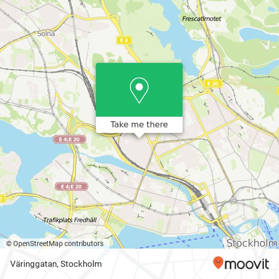 Väringgatan map