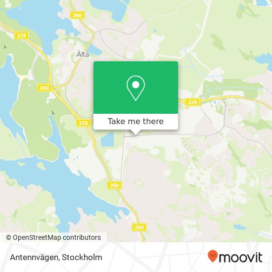 Antennvägen map