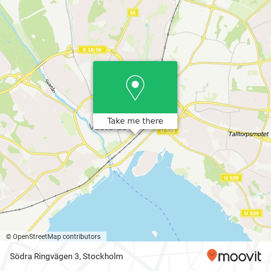 Södra Ringvägen 3 map