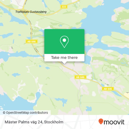 Mäster Palms väg 24 map