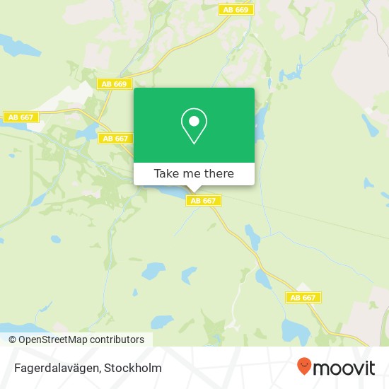 Fagerdalavägen map