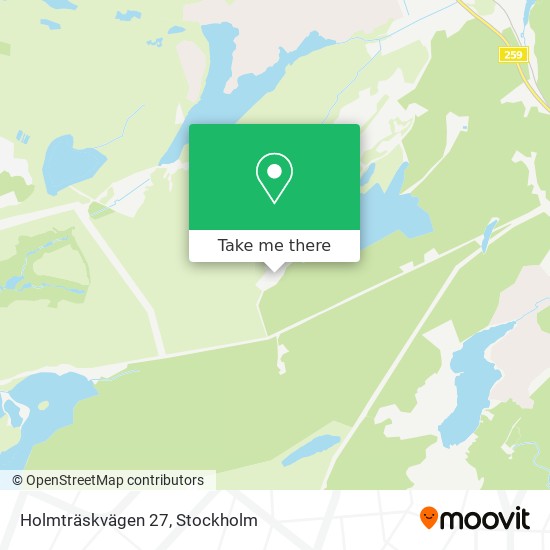 Holmträskvägen 27 map