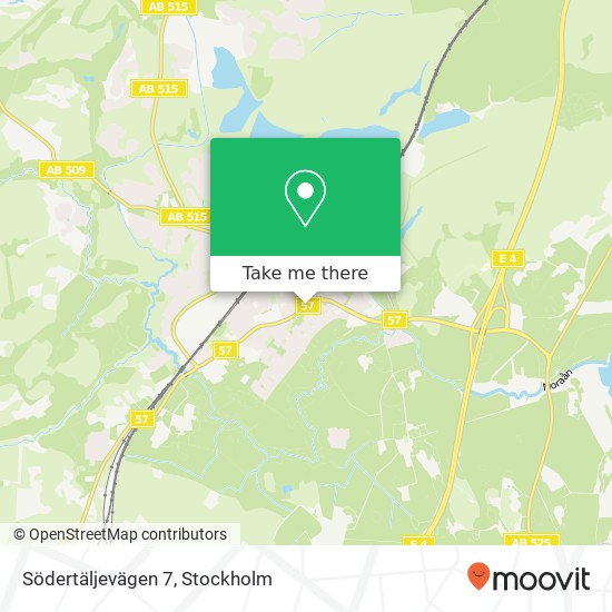 Södertäljevägen 7 map