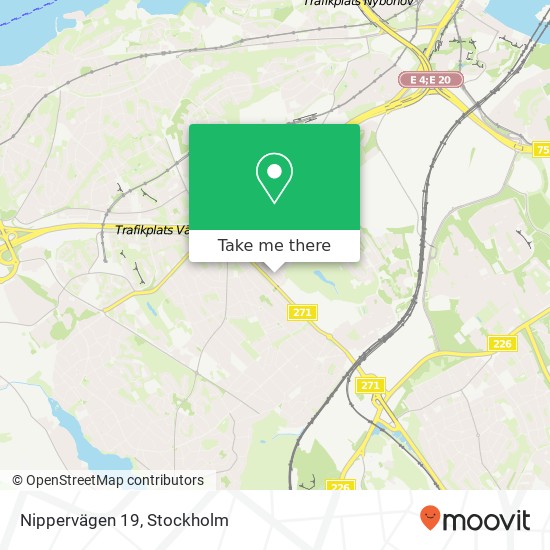Nippervägen 19 map