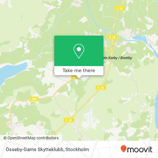 Össeby-Garns Skytteklubb map