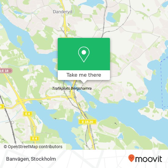 Banvägen map