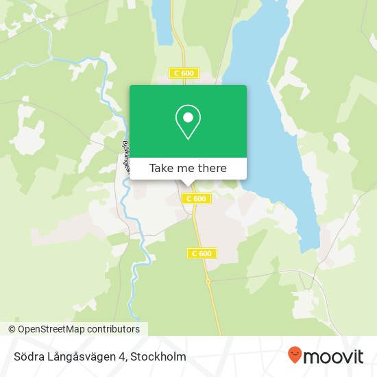 Södra Långåsvägen 4 map