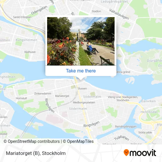 Mariatorget (B) map
