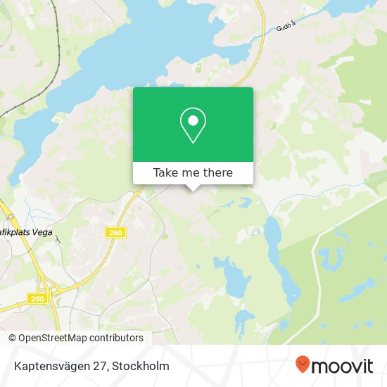 Kaptensvägen 27 map