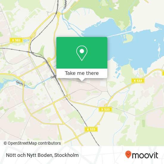 Nött och Nytt Boden map