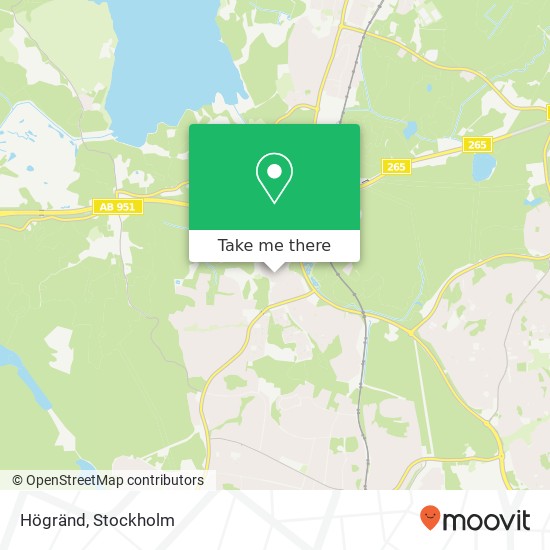 Högränd map