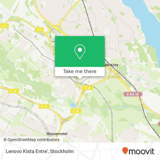 Lenovo Kista Entre' map