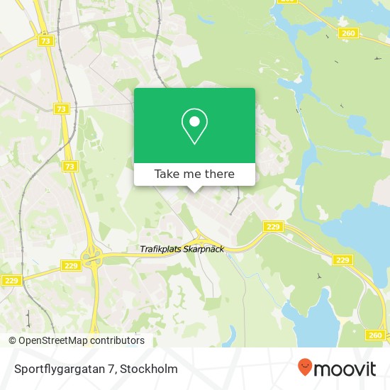 Sportflygargatan 7 map