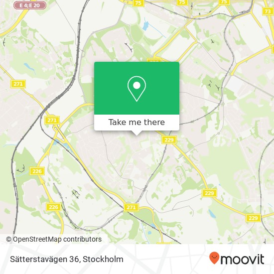 Sätterstavägen 36 map