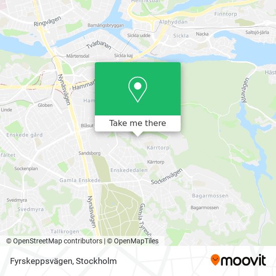 Fyrskeppsvägen map