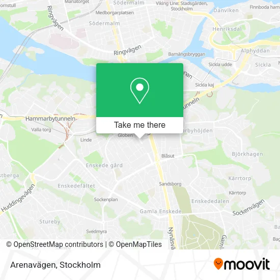 Arenavägen map