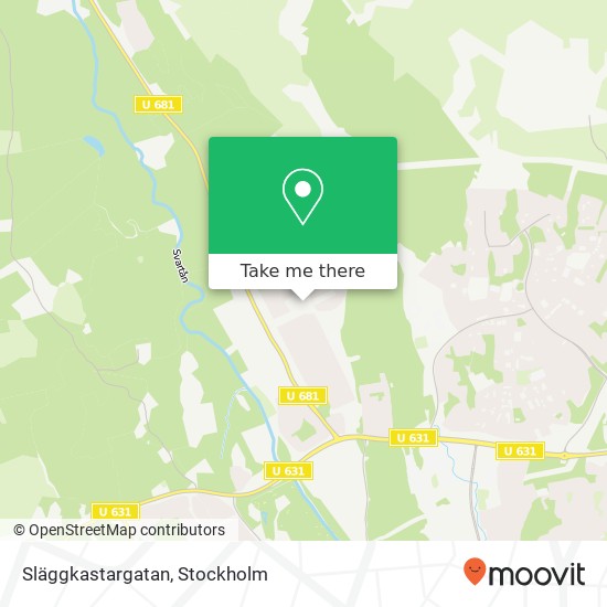 Släggkastargatan map