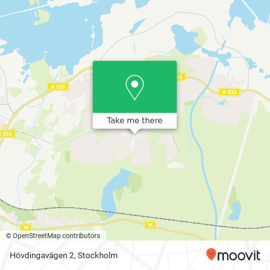 Hövdingavägen 2 map