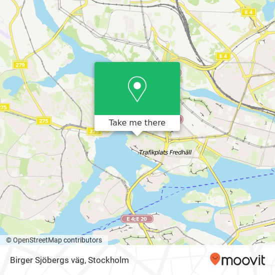 Birger Sjöbergs väg map